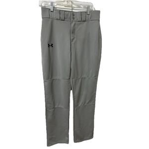 UNDER ARMOR Gray Boy’s Utility Base Ball Pants Size Medium